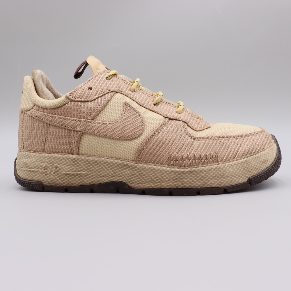 Nike Air Force 1 Wild Sesame Tan Brown Womens Size 8 US Casual Sneakers Shoes